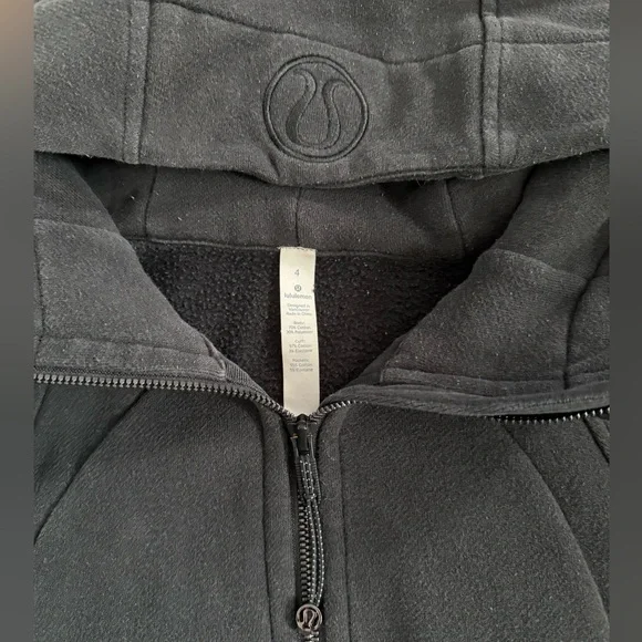 Lululemon Black Scuba Full Zip Up - Picture 2 of 10
